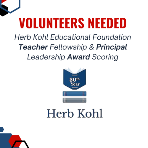 Herb Kohl Readers Needed