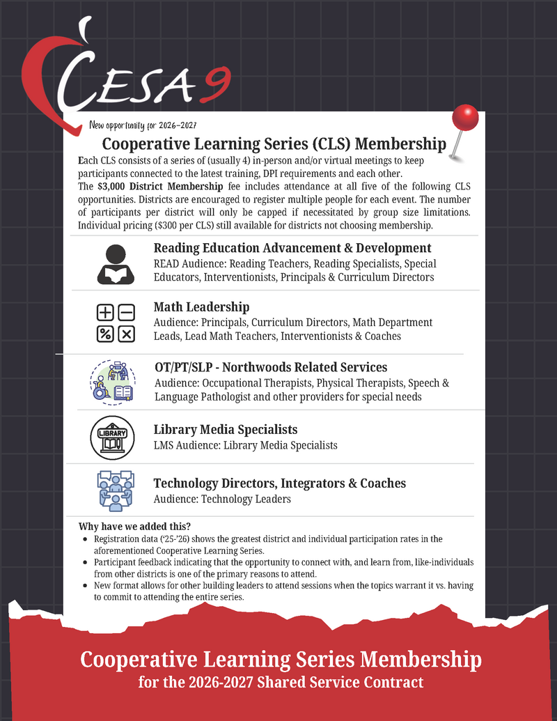 Flyer summarizing above information